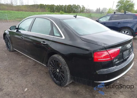 2013 Audi A8 L 4.0T из США, поврежденный, VIN WAUR2AFD5DN006805